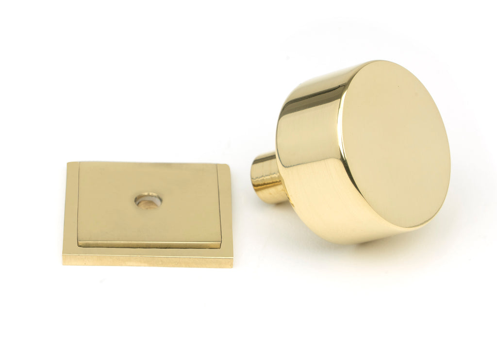 From The Anvil's Polished Brass 32mm Kelso Cabinet Knob