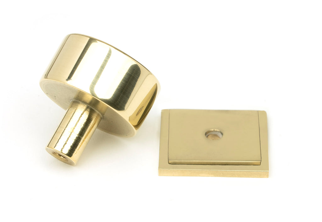 From The Anvil's Polished Brass 32mm Kelso Cabinet Knob