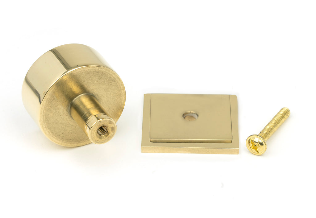 From The Anvil's Polished Brass 32mm Kelso Cabinet Knob