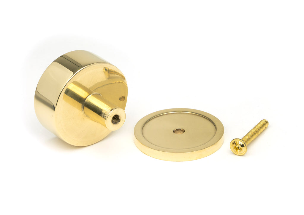 From The Anvil's Polished Brass 38mm Kelso Cabinet Knob