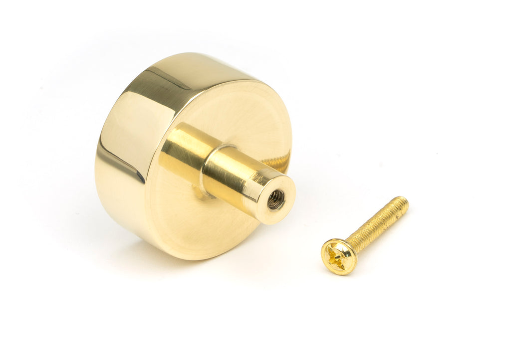 From The Anvil's Polished Brass 38mm Kelso Cabinet Knob