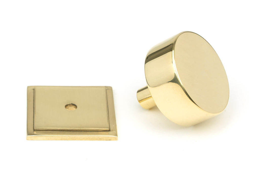 From The Anvil's Polished Brass 38mm Kelso Cabinet Knob