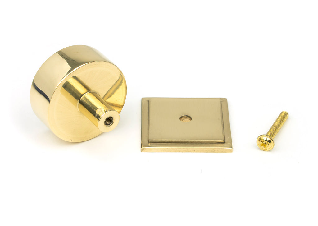 From The Anvil's Polished Brass 38mm Kelso Cabinet Knob