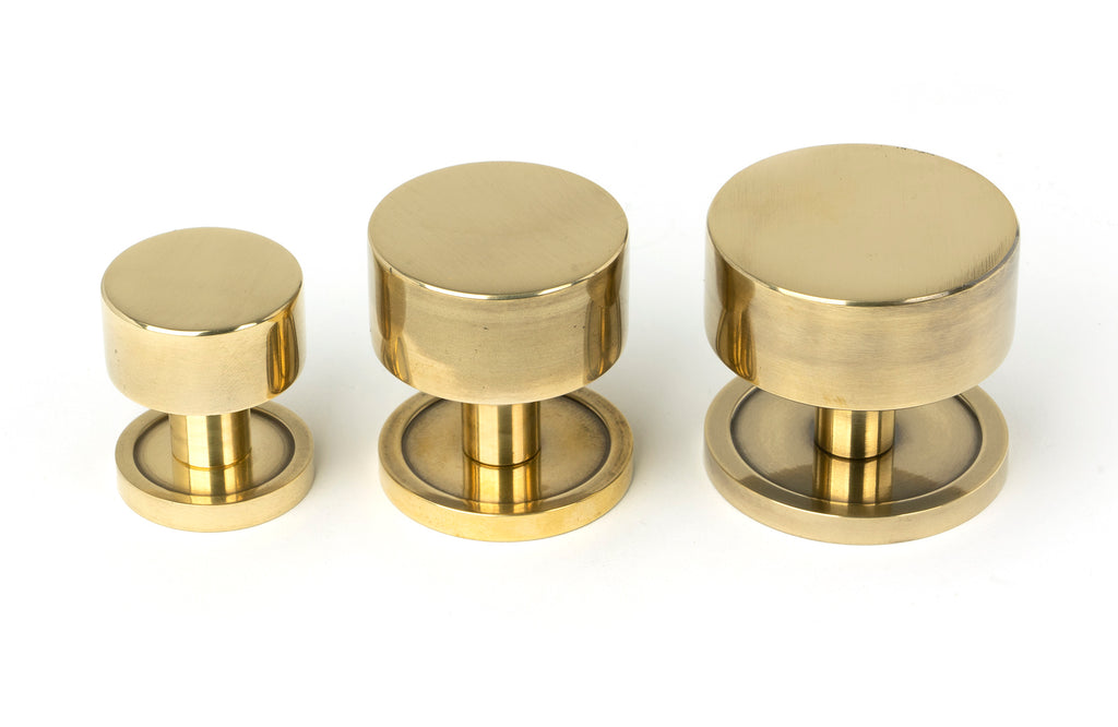 From The Anvil's Aged Brass 25mm Kelso Cabinet Knob