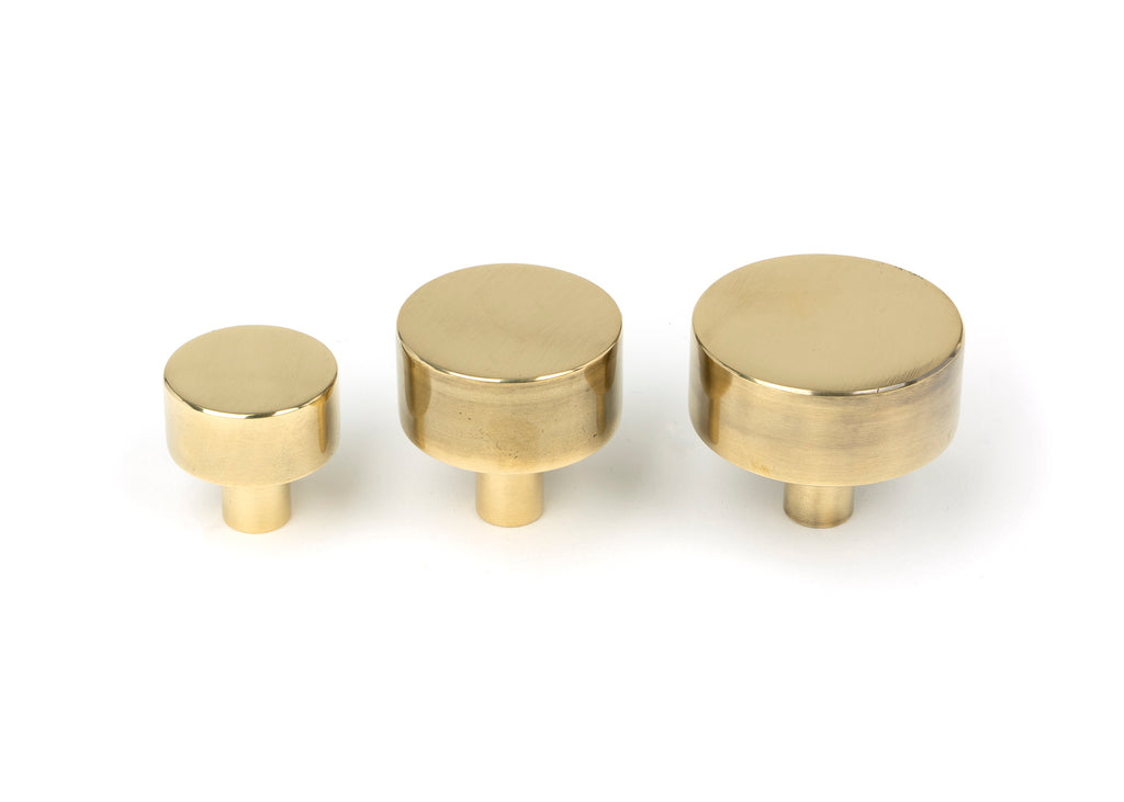 From The Anvil's Aged Brass 25mm Kelso Cabinet Knob