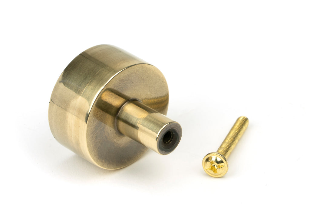 From The Anvil's Aged Brass 32mm Kelso Cabinet Knob