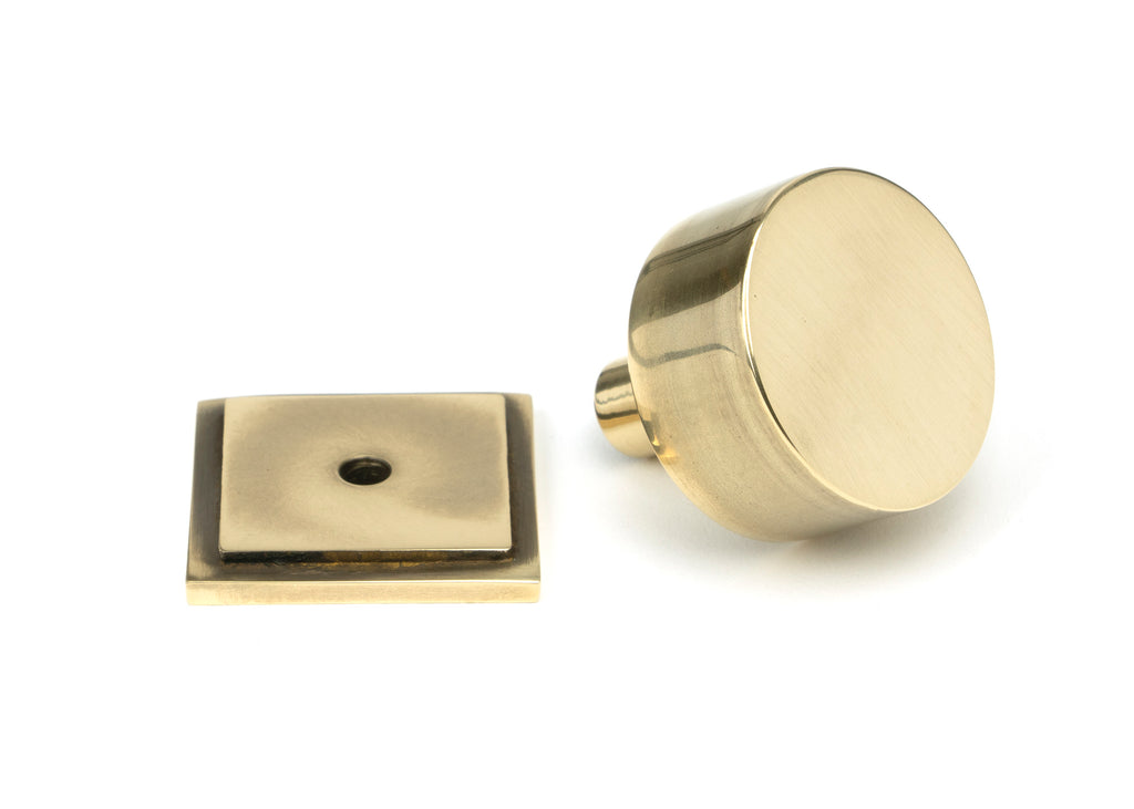 From The Anvil's Aged Brass 32mm Kelso Cabinet Knob