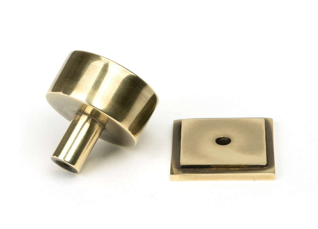 From The Anvil's Aged Brass 32mm Kelso Cabinet Knob