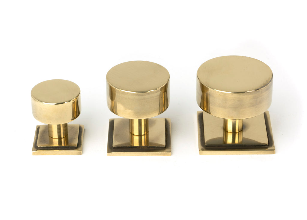 From The Anvil's Aged Brass 32mm Kelso Cabinet Knob