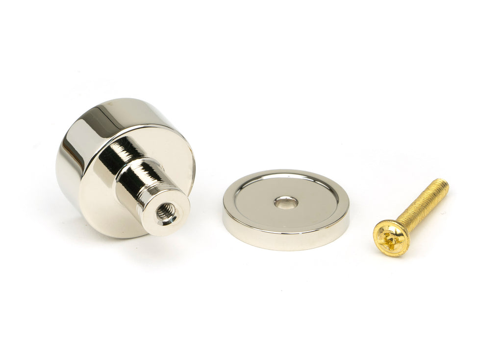 From The Anvil's Polished Nickel 25mm Kelso Cabinet Knob