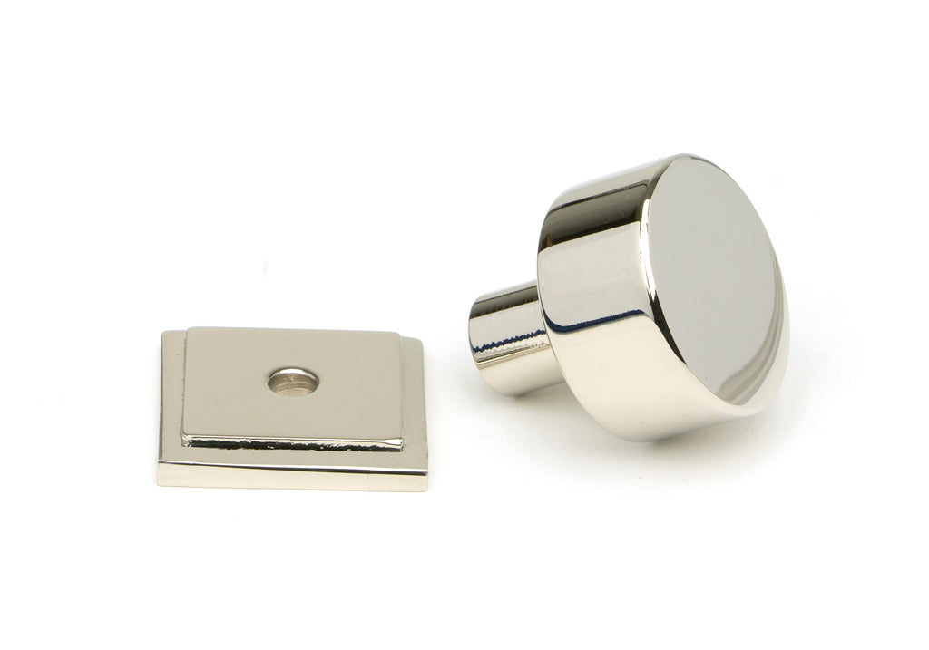 From The Anvil's Polished Nickel 25mm Kelso Cabinet Knob