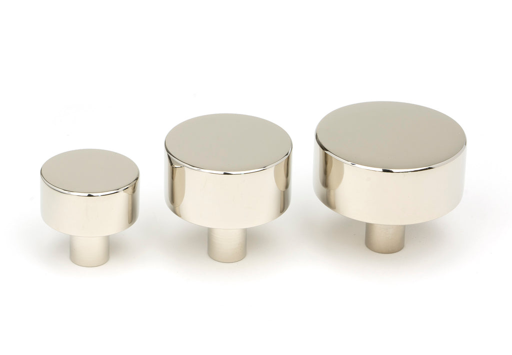 From The Anvil's Polished Nickel 32mm Kelso Cabinet Knob