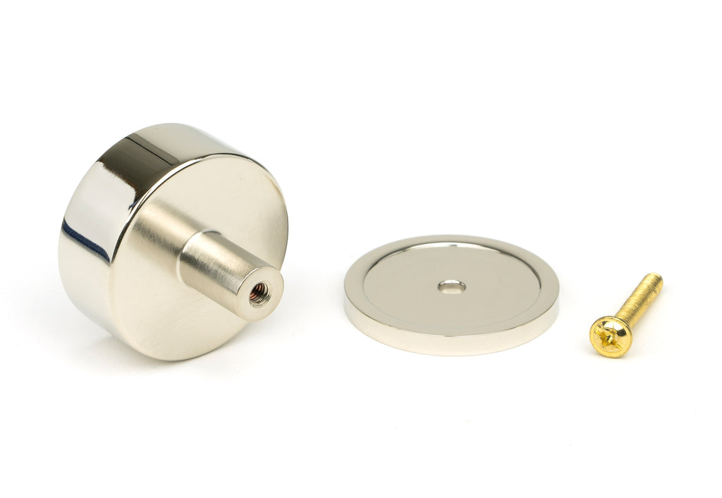 From The Anvil's Polished Nickel 38mm Kelso Cabinet Knob