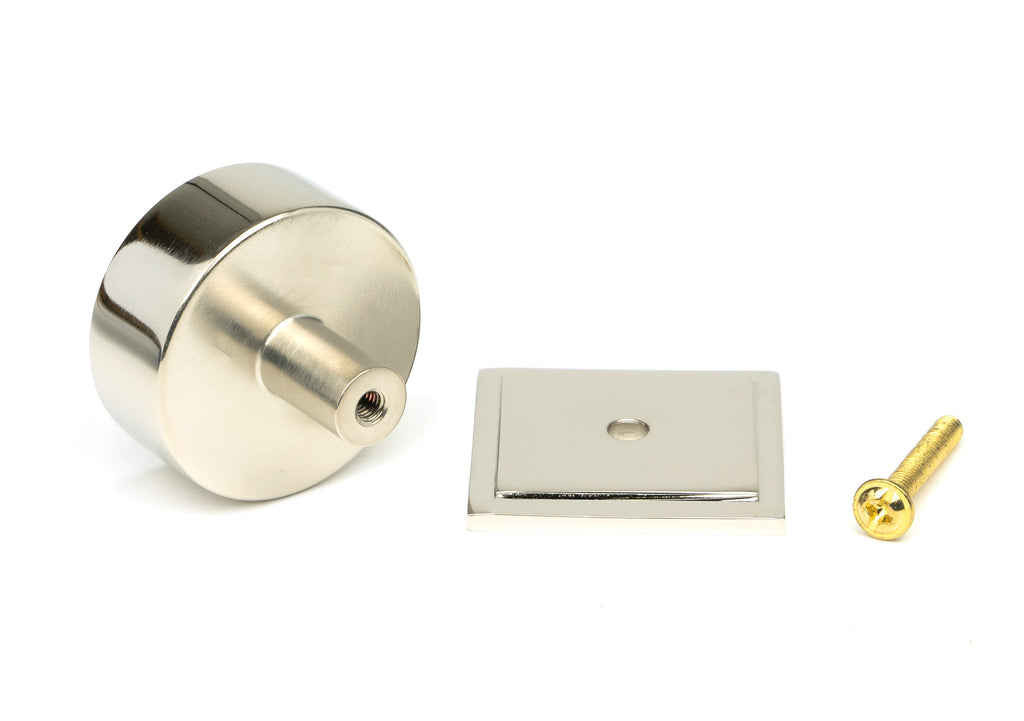 From The Anvil's Polished Nickel 38mm Kelso Cabinet Knob