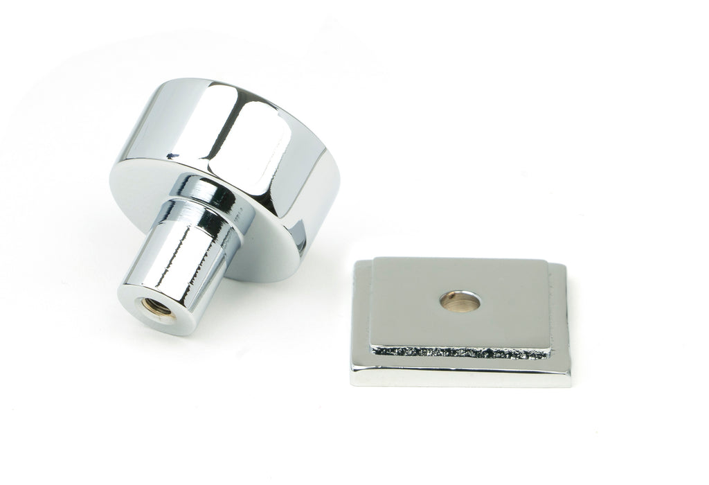 From The Anvil's Polished Chrome 25mm Kelso Cabinet Knob