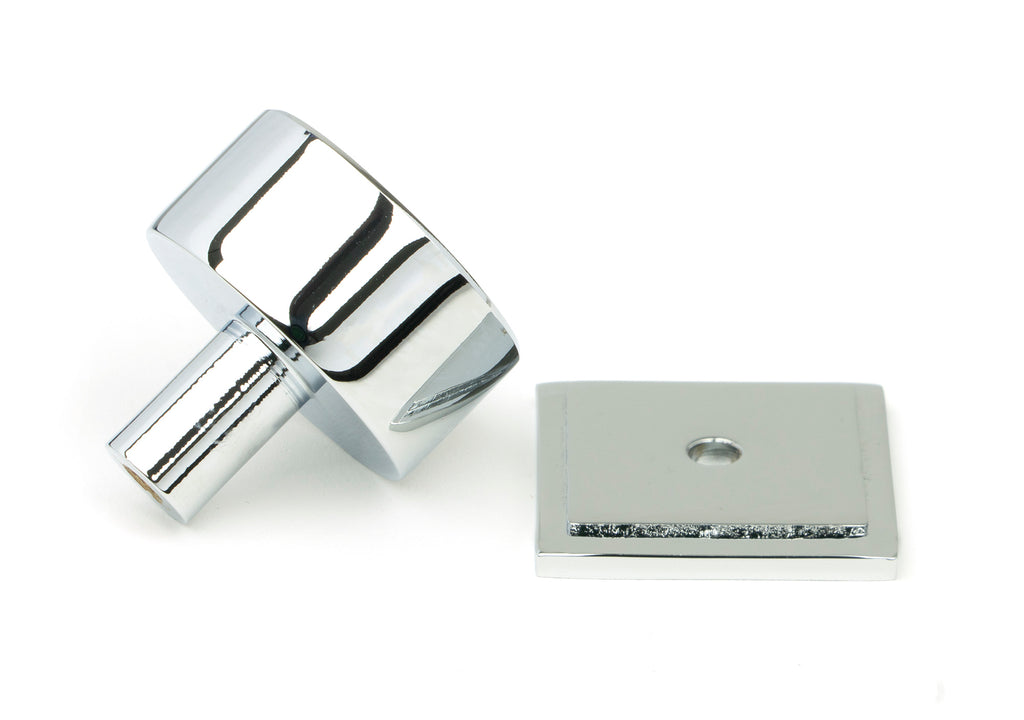 From The Anvil's Polished Chrome 32mm Kelso Cabinet Knob