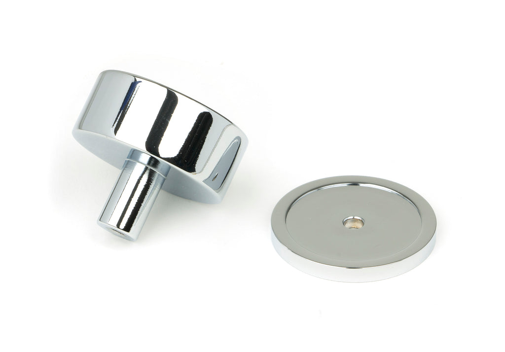 From The Anvil's Polished Chrome 38mm Kelso Cabinet Knob