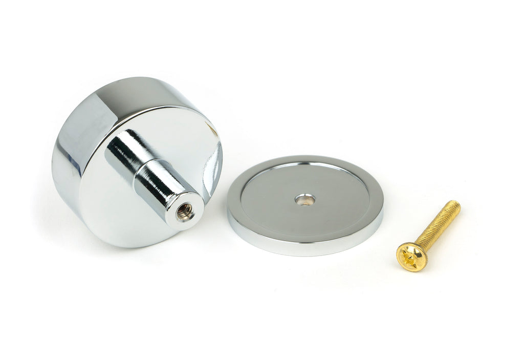 From The Anvil's Polished Chrome 38mm Kelso Cabinet Knob