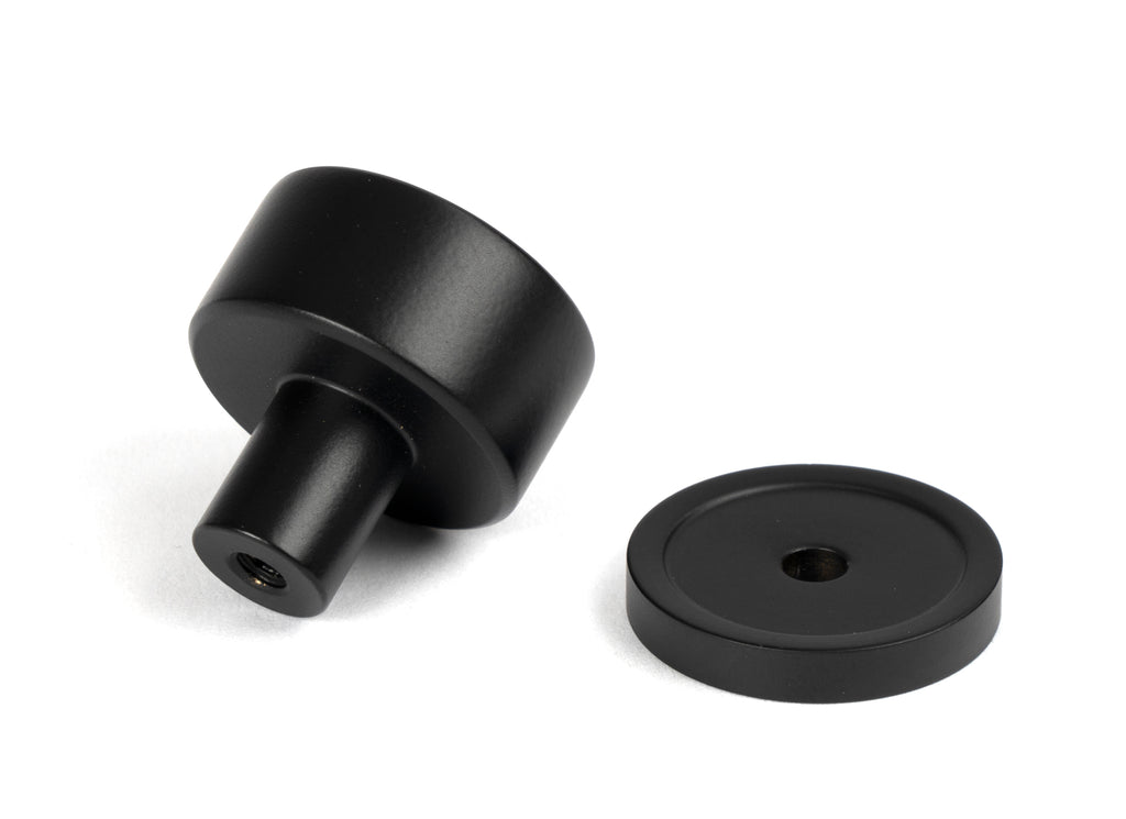 From The Anvil's Matt Black 25mm Kelso Cabinet Knob