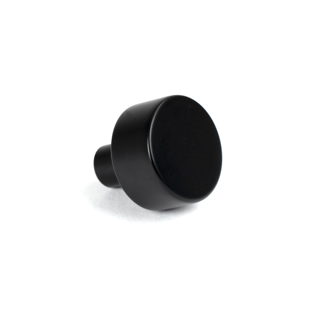 From The Anvil's Matt Black 25mm Kelso Cabinet Knob