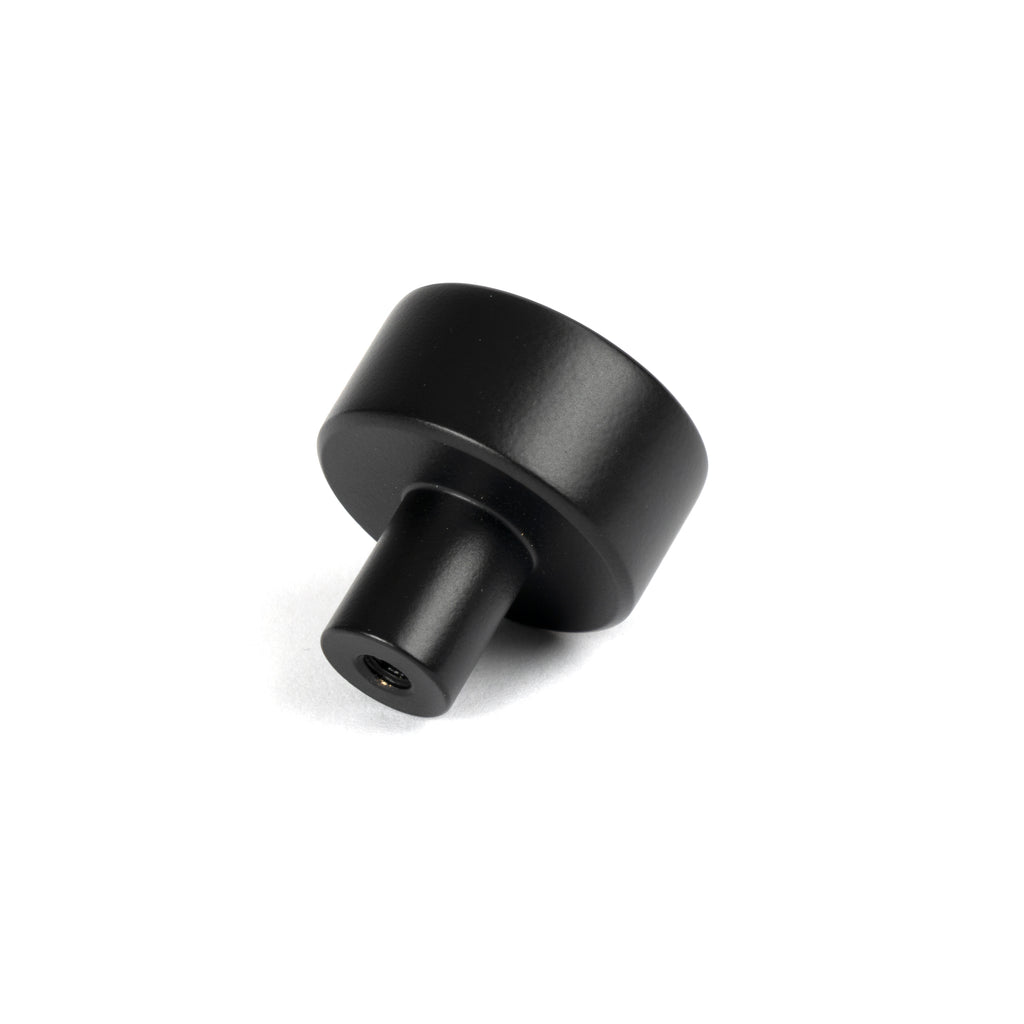 From The Anvil's Matt Black 25mm Kelso Cabinet Knob