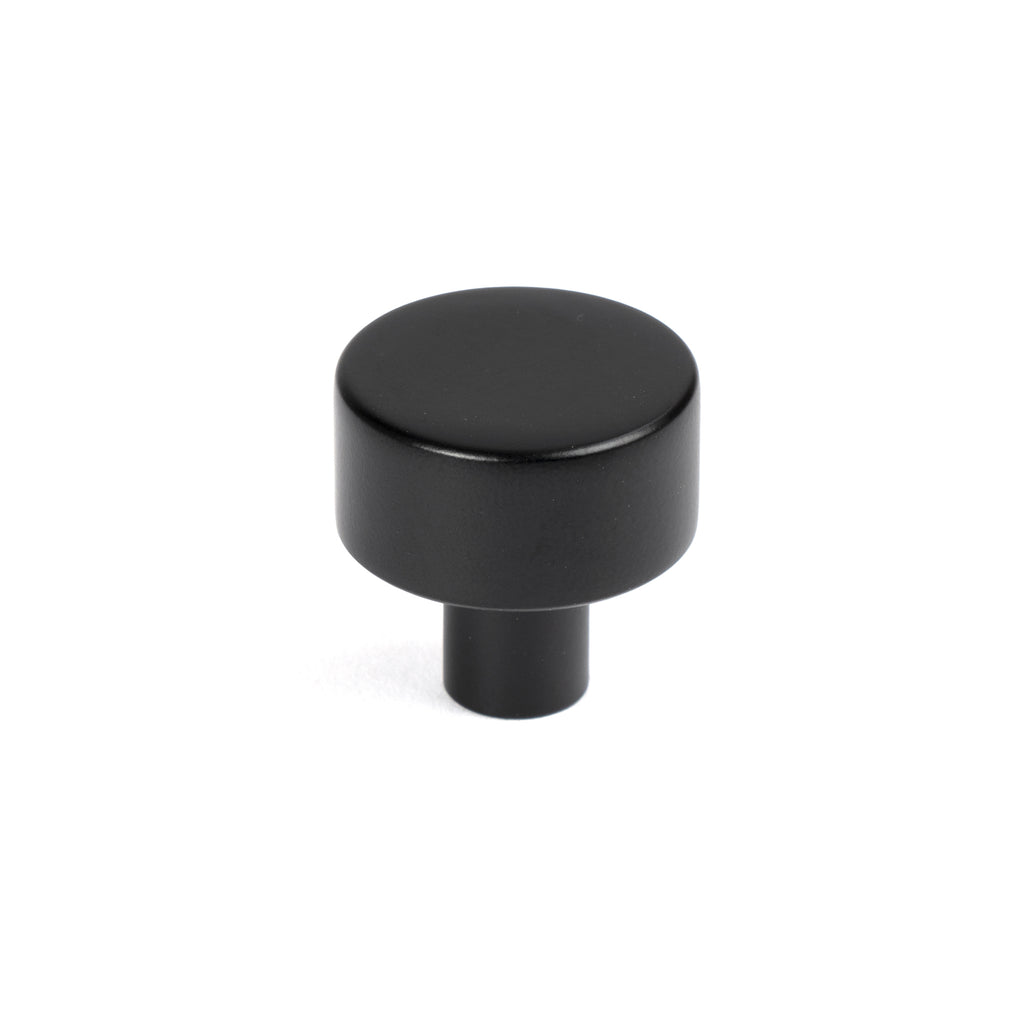 From The Anvil's Matt Black 25mm Kelso Cabinet Knob