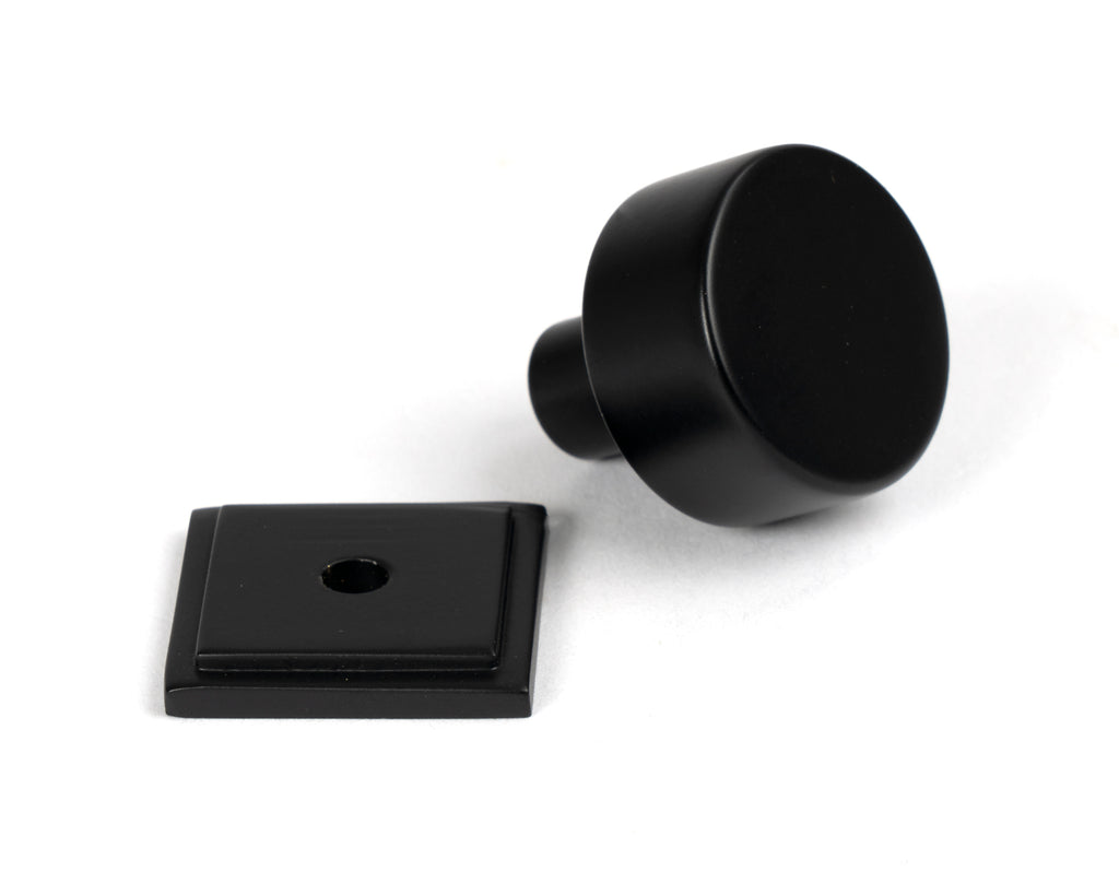 From The Anvil's Matt Black 25mm Kelso Cabinet Knob