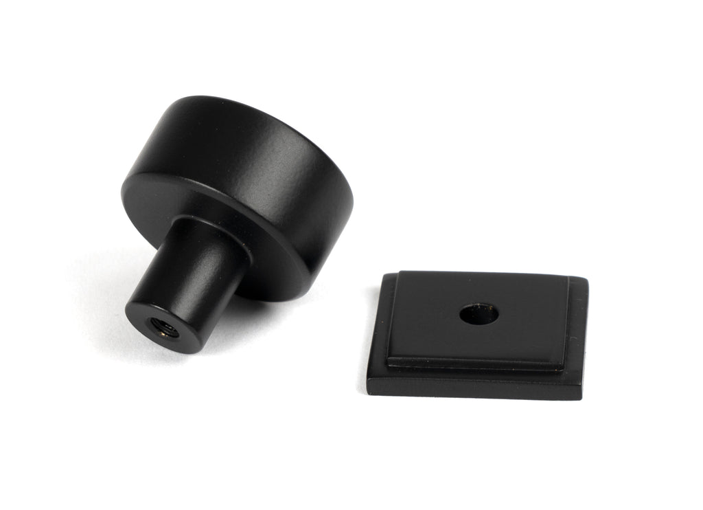 From The Anvil's Matt Black 25mm Kelso Cabinet Knob