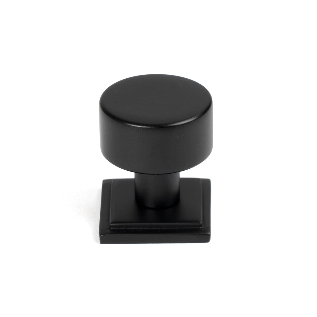 From The Anvil's Matt Black 25mm Kelso Cabinet Knob