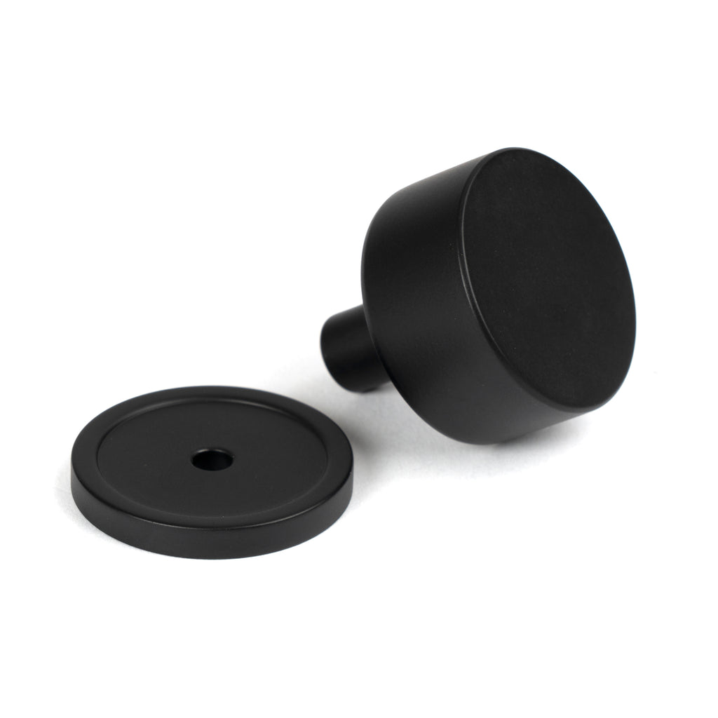 From The Anvil's Matt Black 32mm Kelso Cabinet Knob