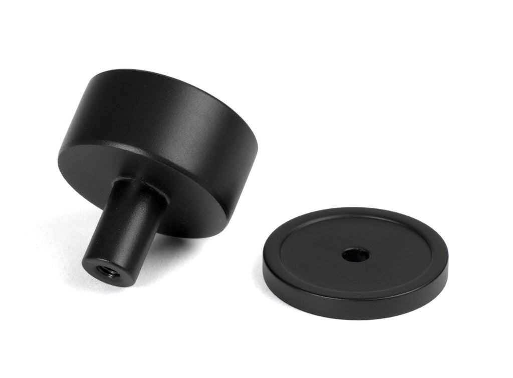 From The Anvil's Matt Black 32mm Kelso Cabinet Knob