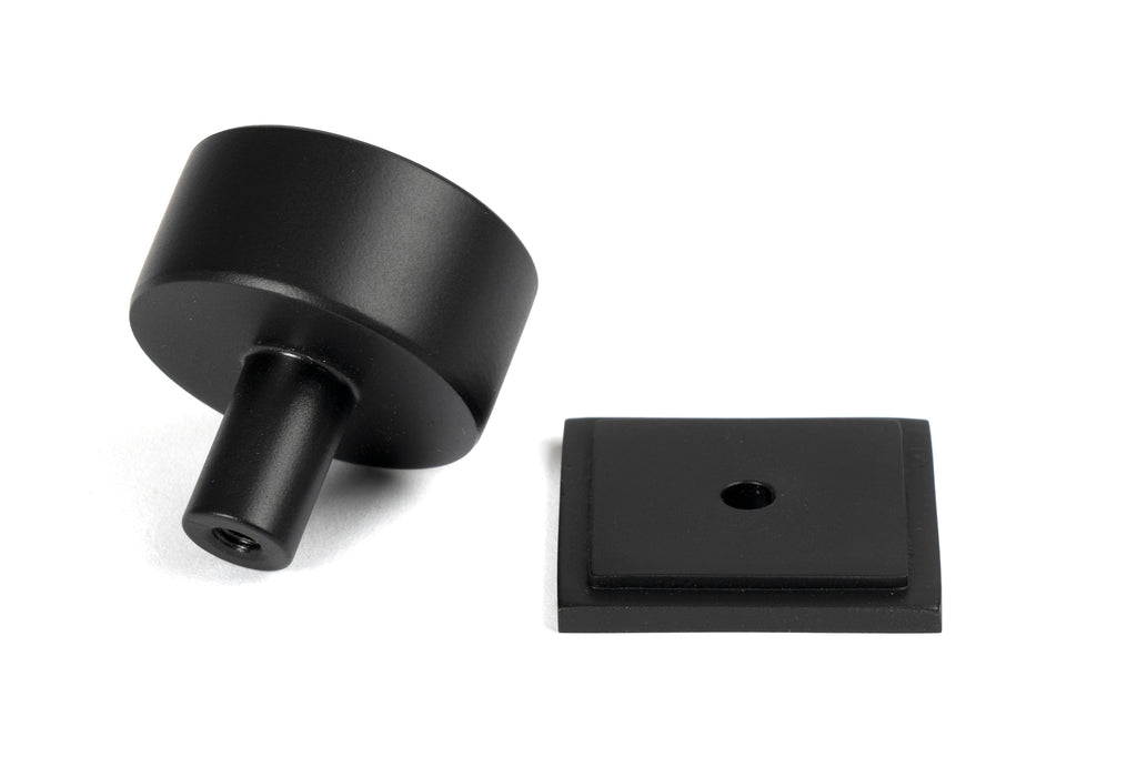 From The Anvil's Matt Black 32mm Kelso Cabinet Knob