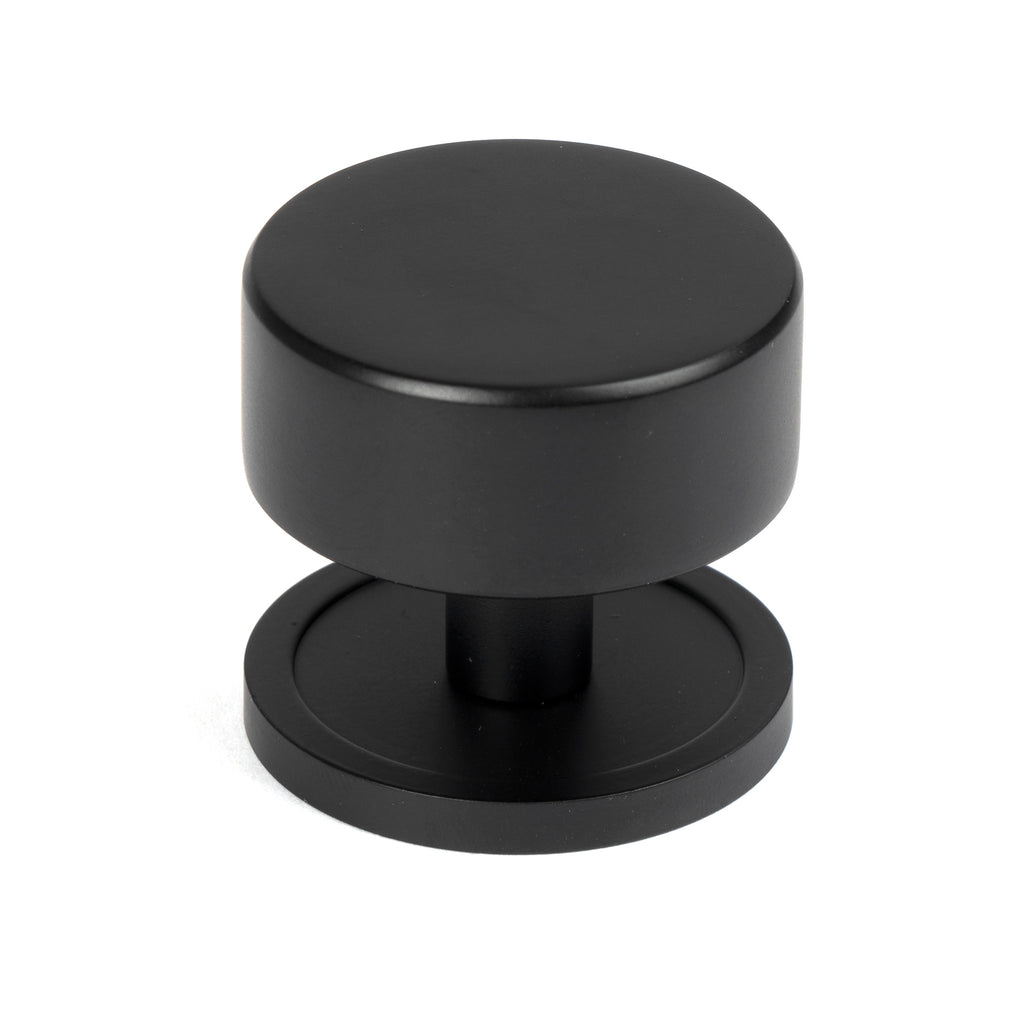 From The Anvil's Matt Black 38mm Kelso Cabinet Knob