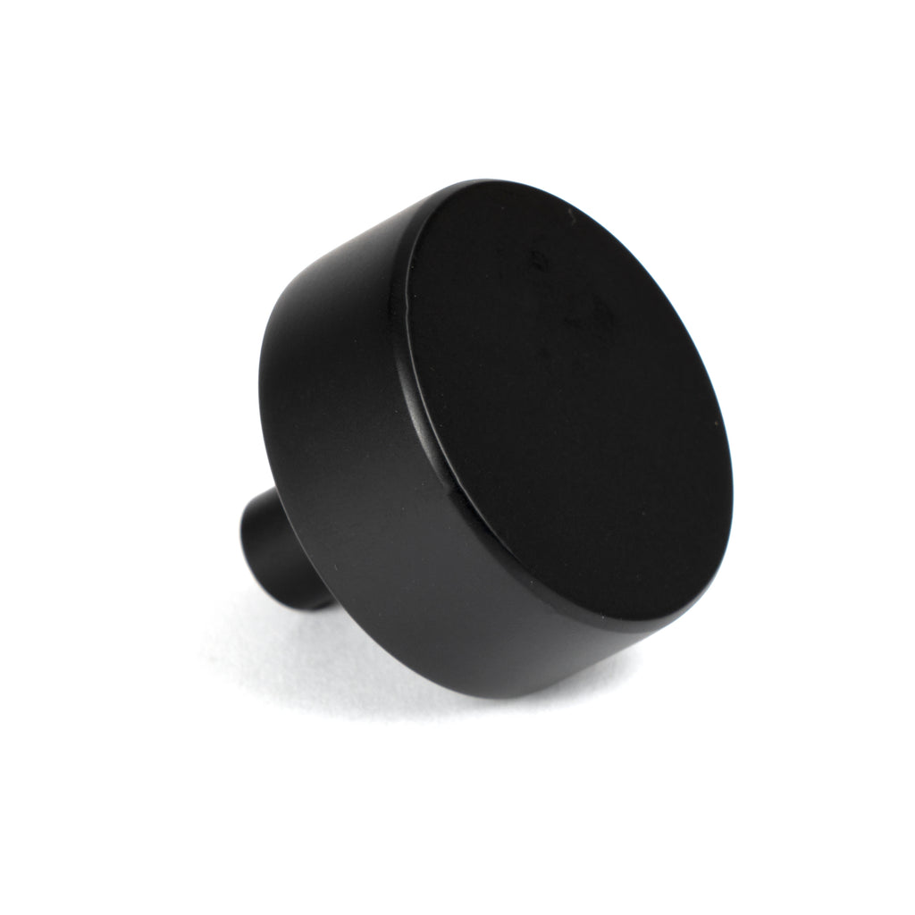 From The Anvil's Matt Black 38mm Kelso Cabinet Knob