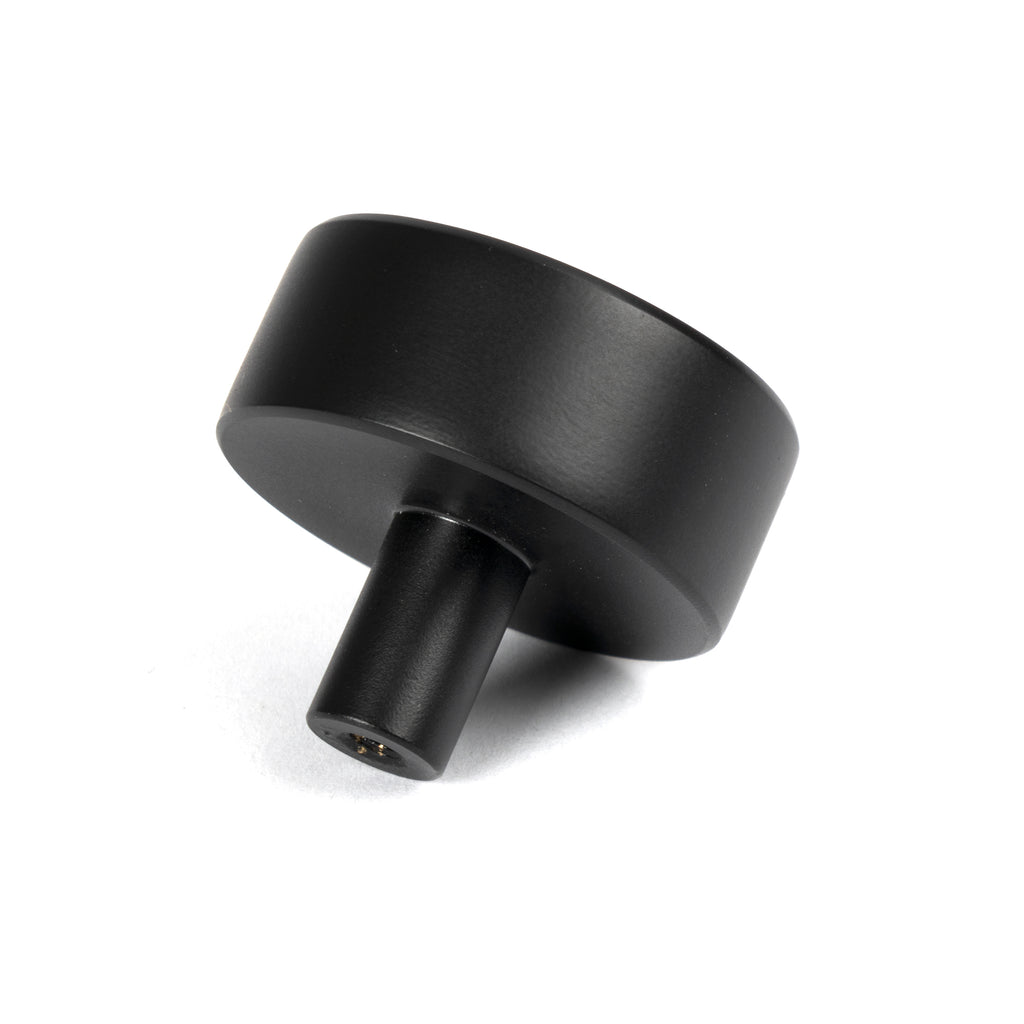 From The Anvil's Matt Black 38mm Kelso Cabinet Knob