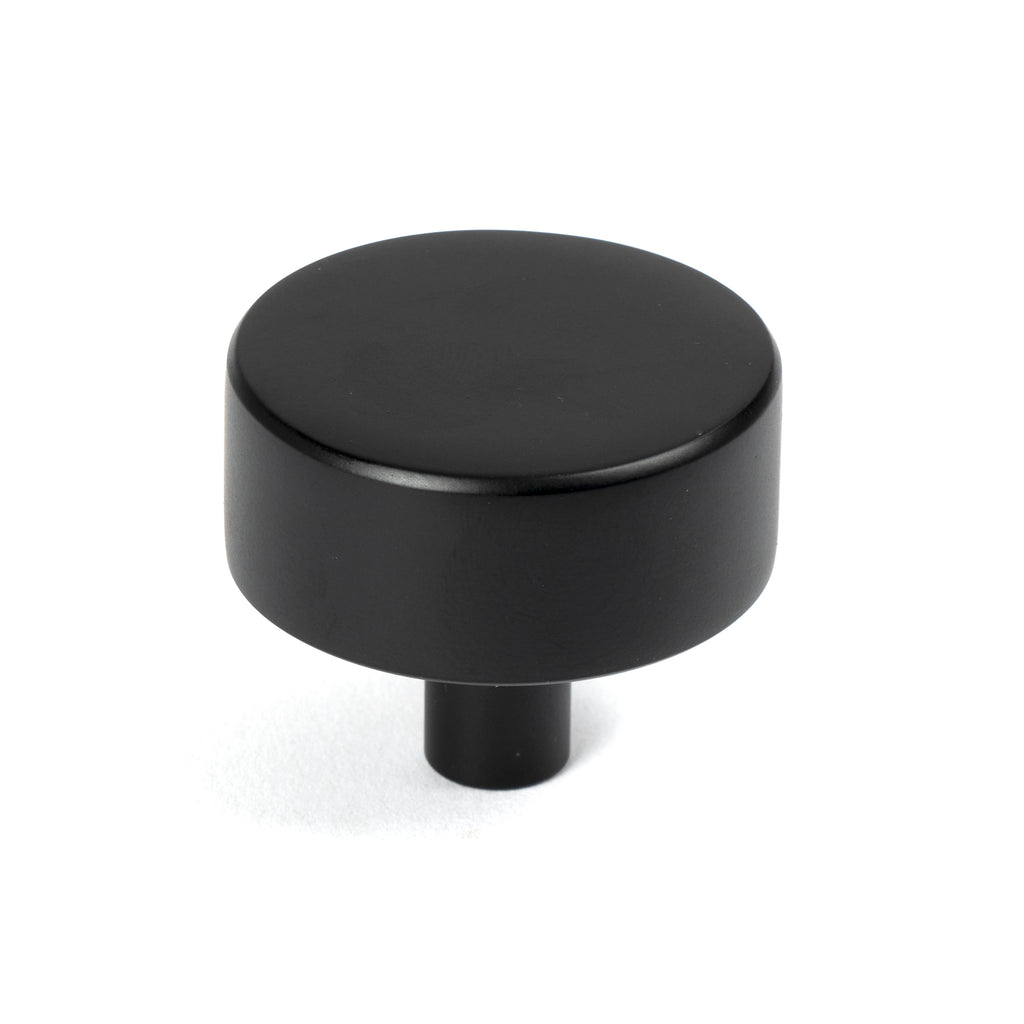 From The Anvil's Matt Black 38mm Kelso Cabinet Knob