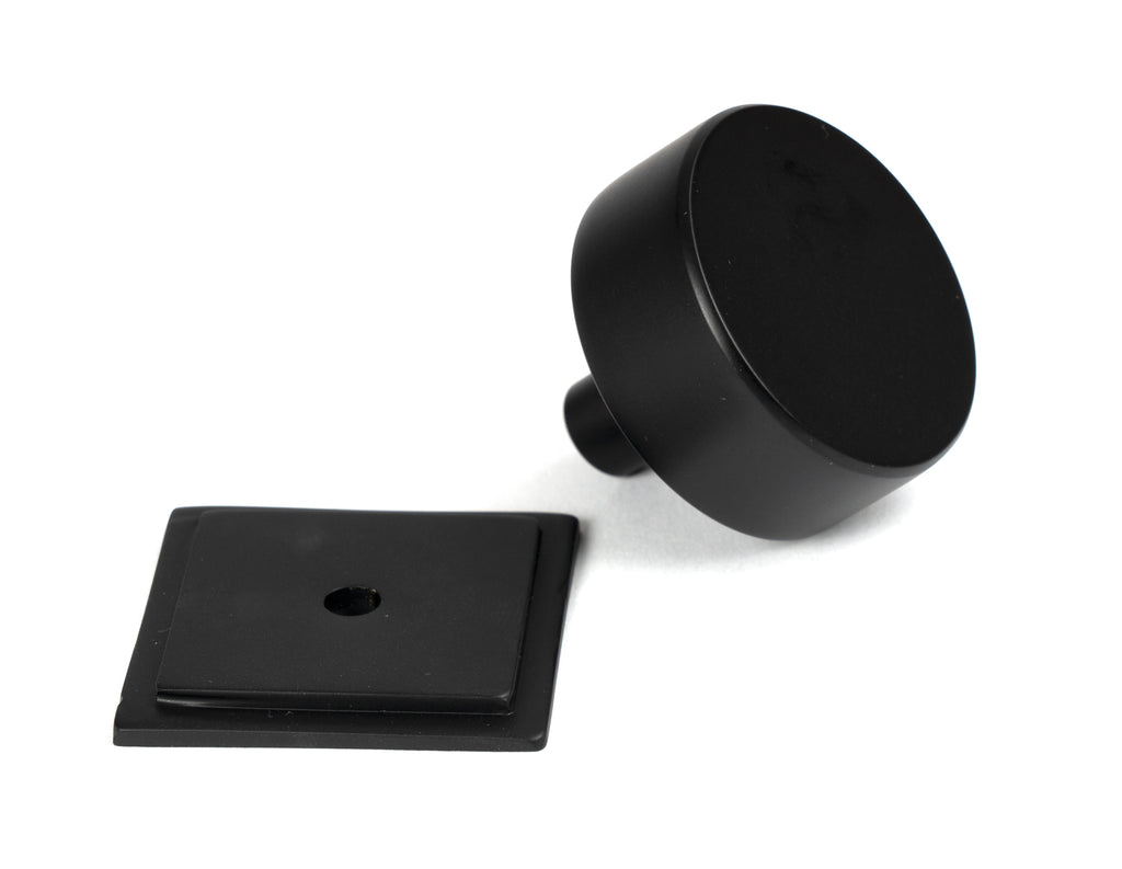 From The Anvil's Matt Black 38mm Kelso Cabinet Knob