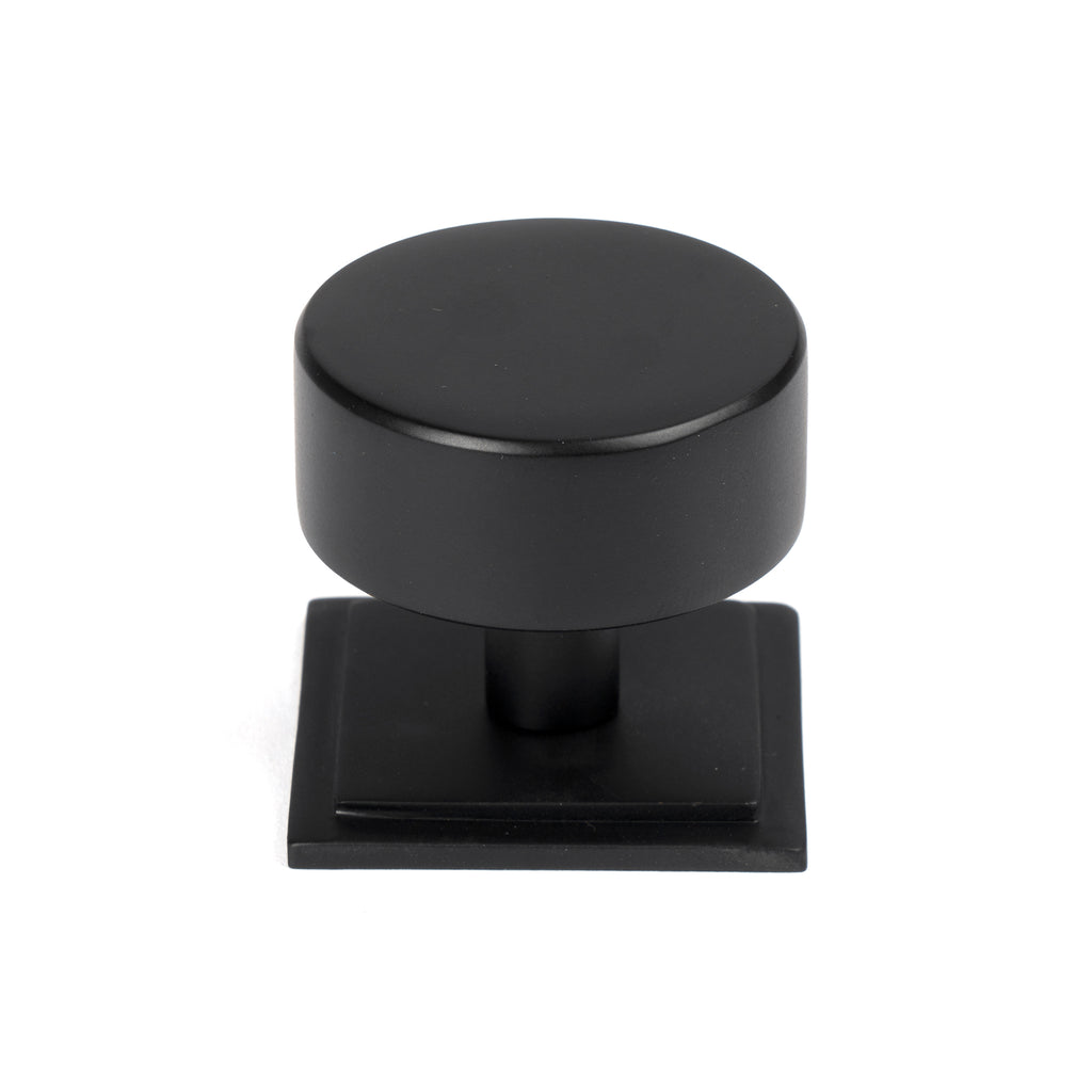 From The Anvil's Matt Black 38mm Kelso Cabinet Knob