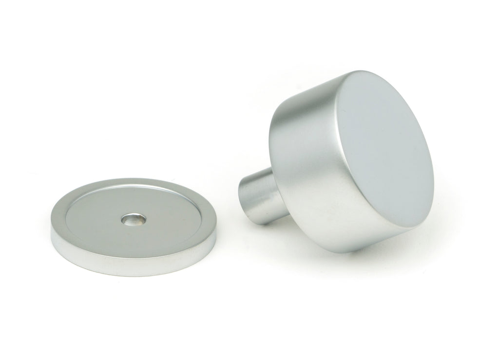 From The Anvil's Satin Chrome 32mm Kelso Cabinet Knob