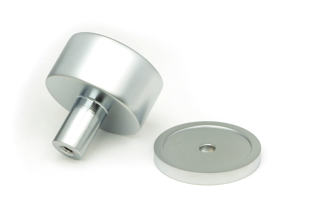 From The Anvil's Satin Chrome 32mm Kelso Cabinet Knob