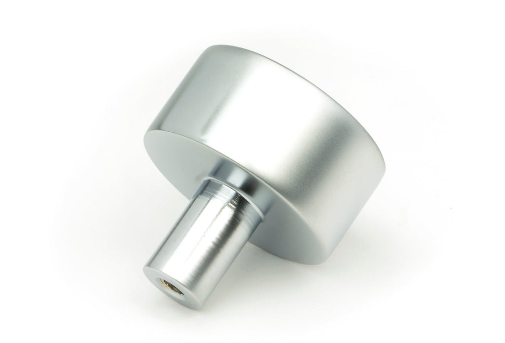 From The Anvil's Satin Chrome 32mm Kelso Cabinet Knob