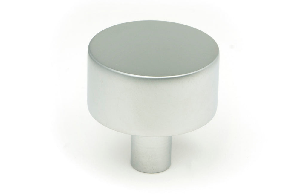 From The Anvil's Satin Chrome 32mm Kelso Cabinet Knob