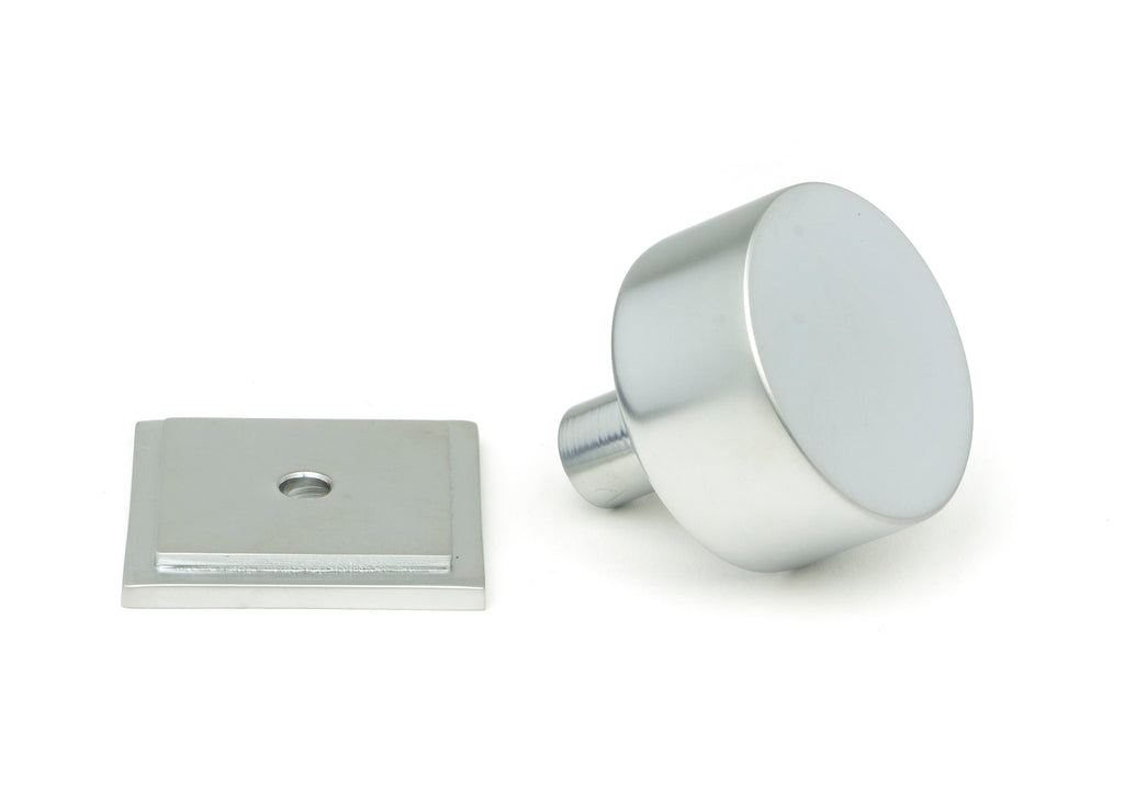 From The Anvil's Satin Chrome 32mm Kelso Cabinet Knob