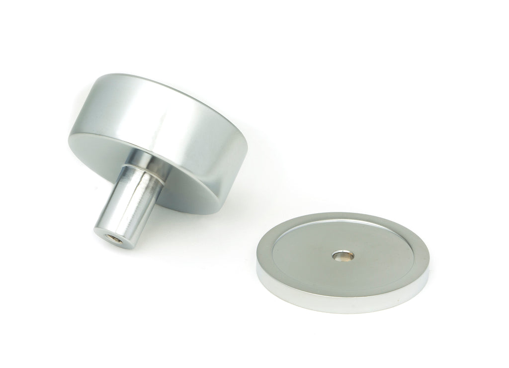 From The Anvil's Satin Chrome 38mm Kelso Cabinet Knob