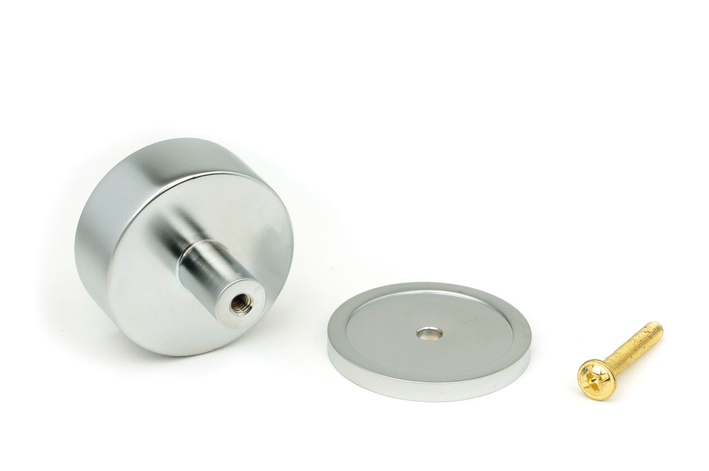 From The Anvil's Satin Chrome 38mm Kelso Cabinet Knob