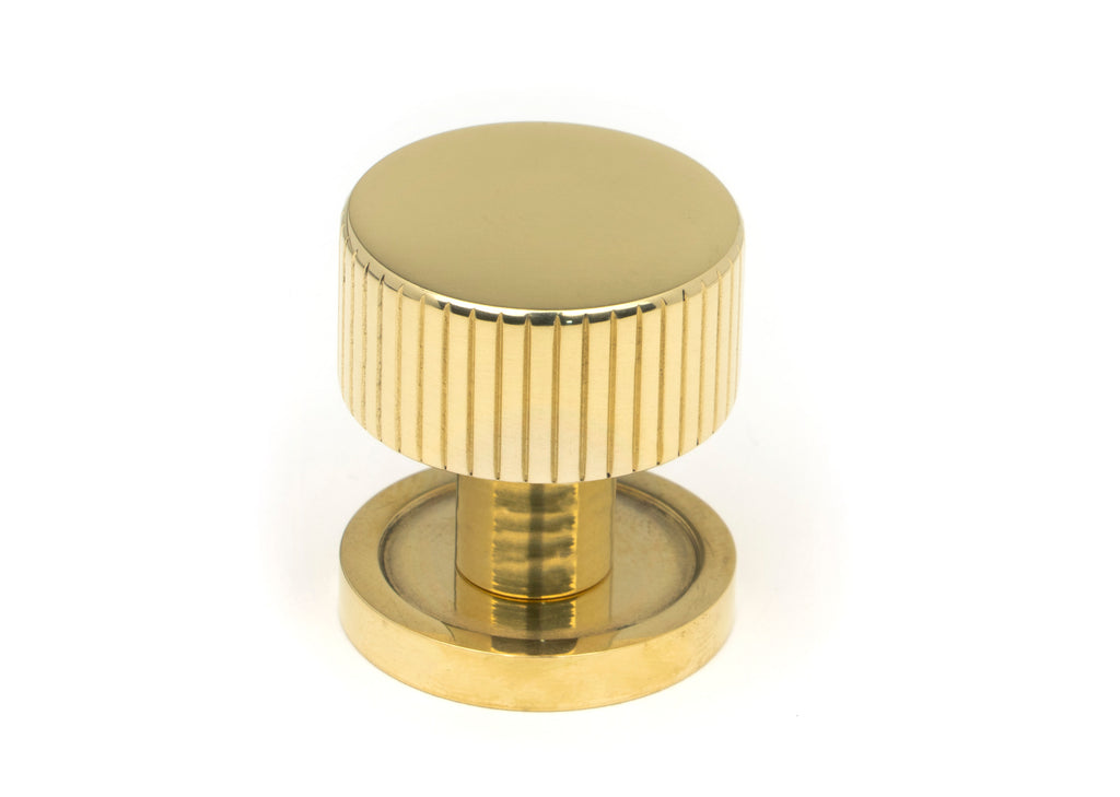 From The Anvil's Polished Brass 25mm Judd Cabinet Knob