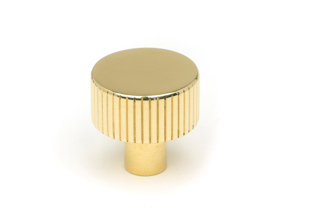 From The Anvil's Polished Brass 25mm Judd Cabinet Knob