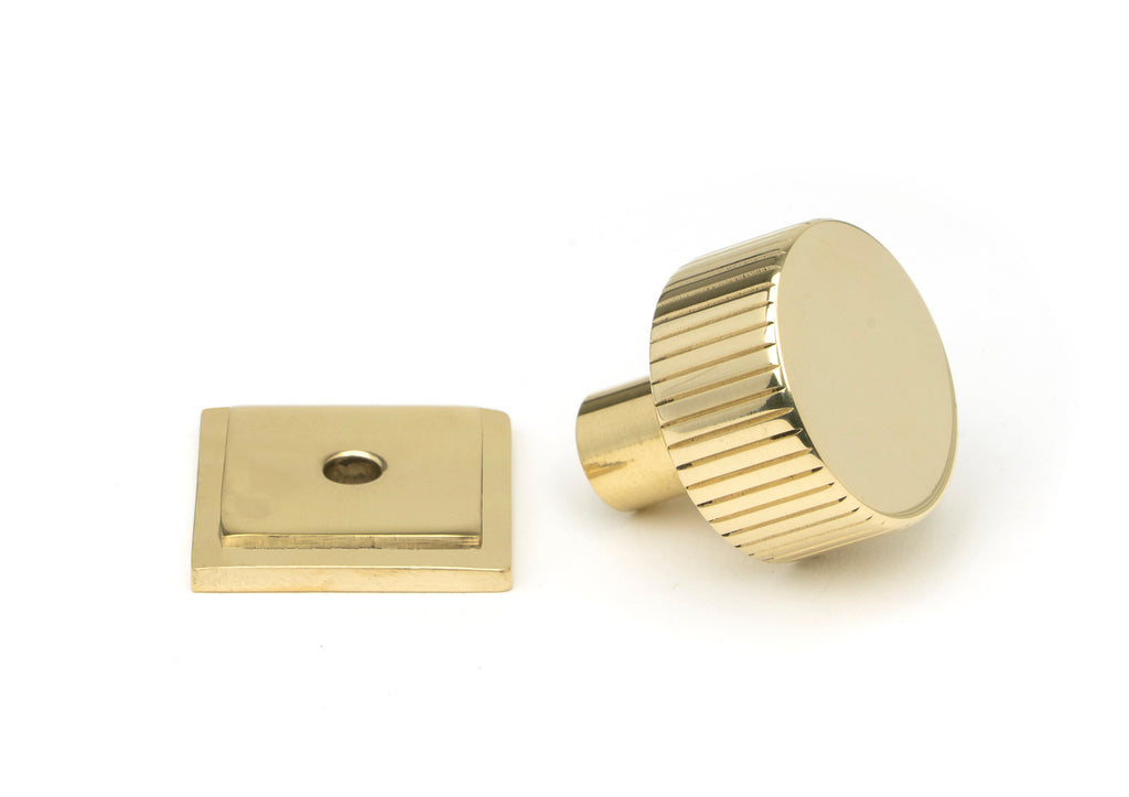 From The Anvil's Polished Brass 25mm Judd Cabinet Knob