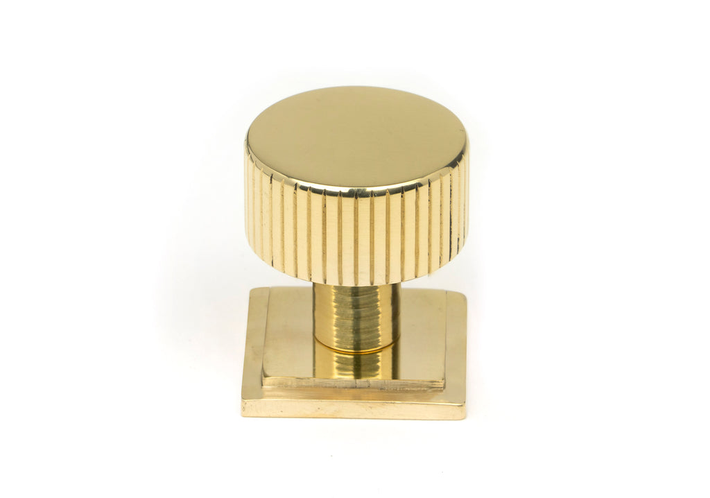 From The Anvil's Polished Brass 25mm Judd Cabinet Knob