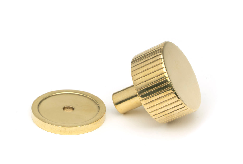 From The Anvil's Polished Brass 32mm Judd Cabinet Knob